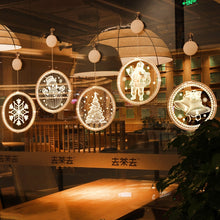 Load image into Gallery viewer, Christmas Decoration Light LED Holiday 3D Hanging Lamp, Battery, USB