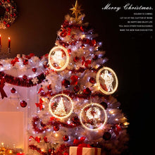 Load image into Gallery viewer, Christmas Decoration Light LED Holiday 3D Hanging Lamp, Battery, USB