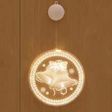 Load image into Gallery viewer, Christmas Decoration Light LED Holiday 3D Hanging Lamp, Battery, USB