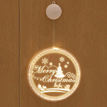 Load image into Gallery viewer, Christmas Decoration Light LED Holiday 3D Hanging Lamp, Battery, USB