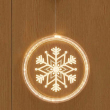 Load image into Gallery viewer, Christmas Decoration Light LED Holiday 3D Hanging Lamp, Battery, USB
