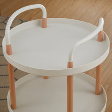 Load image into Gallery viewer, Luxury Movable Trolley Simple Kitchen Living Room Storage Tea Set Rack, Three Layers, Two Layers