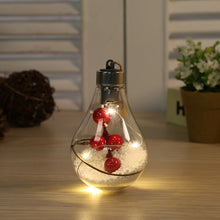 Load image into Gallery viewer, 2 PCS LED Transparent Christmas Plastic Bulb Ball Christmas Tree Decoration Pendant, Style 1, Style 2, Style 3, Style 4, Style 5