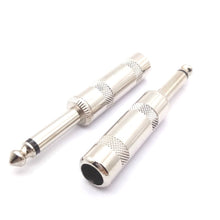 Load image into Gallery viewer, 10 PCS 6.35mm Two-core Audio Welding Mono Mixer Microphone Speaker Plug