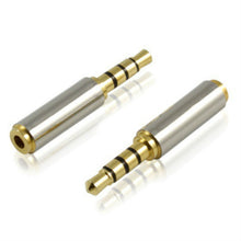 Load image into Gallery viewer, 10 PCS 2.5 Four-level Revolution to 3.5 Female Adapter Mobile Phone Headset Adapter