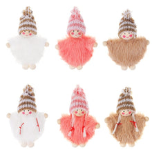 Load image into Gallery viewer, Creative Wooden Boy And Girl Cloak Set Doll  Christmas Tree Pendant