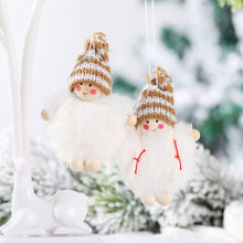Load image into Gallery viewer, Creative Wooden Boy And Girl Cloak Set Doll  Christmas Tree Pendant