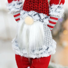 Load image into Gallery viewer, Faceless Skydiving Santa Claus Christmas Window Hanging Decorations, Red Hat, Grey Hat