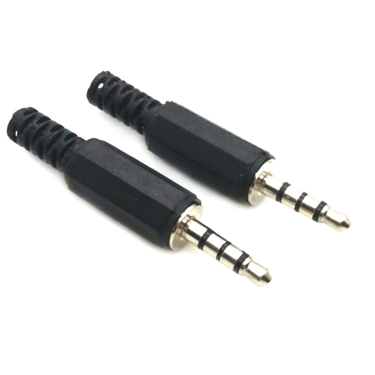 30 PCS Headphone Plug 3.5mm Four Pole Audio Head DIY Welding Head, Four Pole Audio Head