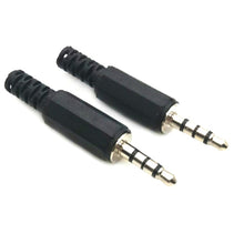 Load image into Gallery viewer, 30 PCS Headphone Plug 3.5mm Four Pole Audio Head DIY Welding Head, Four Pole Audio Head