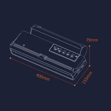 Load image into Gallery viewer, Household Food Machinery Vacuum Packaging Machine Nylon Composite Texture Vacuum Bag Sealing Machine, EU Plug, US Plug, UK Plug