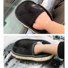 Load image into Gallery viewer, 10 PCS Fleece Car Cleaning Gloves Household Cleaning Car Beauty Waxing Tool, 10 PCS Washing Gloves