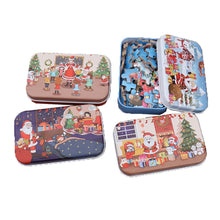 Load image into Gallery viewer, 4 PCS Christmas Wooden DIY Gift Children Handmade Santa Claus Puzzle Toy