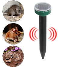 Load image into Gallery viewer, Solar Mouse Repeller Ultrasonic LED Manor Farm Rice Field Mouse Repeller Snake Repeller, Solar Mouse Repeller (Round ), Solar Mouse Repeller (Square)