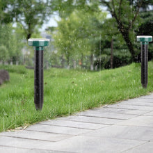 Load image into Gallery viewer, Solar Mouse Repeller Ultrasonic LED Manor Farm Rice Field Mouse Repeller Snake Repeller, Solar Mouse Repeller (Round ), Solar Mouse Repeller (Square)