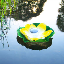 Load image into Gallery viewer, Solar Outdoor Waterproof Floating Light Garden Courtyard Lotus Light, Pink, Light Yellow, White, Purple, Red