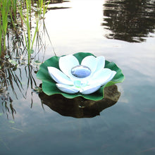 Load image into Gallery viewer, Solar Outdoor Waterproof Floating Light Garden Courtyard Lotus Light, Pink, Light Yellow, White, Purple, Red