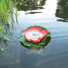Load image into Gallery viewer, Solar Outdoor Waterproof Floating Light Garden Courtyard Lotus Light, Pink, Light Yellow, White, Purple, Red