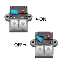 Load image into Gallery viewer, Auto Circuit Breaker Car Audio Fuse Holder Power Insurance Automatic Switch, 50A, 60A, 80A, 100A, 150A, 200A, 250A, 300A