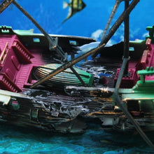 Load image into Gallery viewer, Aquarium Fish Tank Aquarium Landscaping Decoration Oxygen-enhancing Toy Rotten Shipwreck, Toy Rotten Shipwreck