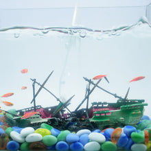 Load image into Gallery viewer, Aquarium Fish Tank Aquarium Landscaping Decoration Oxygen-enhancing Toy Rotten Shipwreck, Toy Rotten Shipwreck