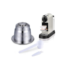 Load image into Gallery viewer, Reusable Stainless Steel Coffee Capsules with Multiple Filling Coffee Filters, Coffee Capsules