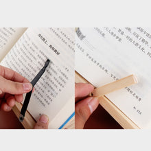 Load image into Gallery viewer, Wooden Reading Rack Children Notebook Stand Anti-myopia Book Stand, Log iron Clip, Log Wood Clip