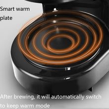 Load image into Gallery viewer, Homezest Household Small Coffee Maker Automatic Mini Drip Coffee Machine, UK Plug, EU Plug