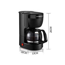 Load image into Gallery viewer, Homezest Household Small Coffee Maker Automatic Mini Drip Coffee Machine, UK Plug, EU Plug