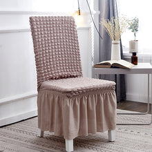 Load image into Gallery viewer, Bubble Skirt Chair Cover Household Elastic Universal One-piece  Seat Stool Cover Fabric Grid Chair Cover, Universal Size
