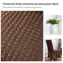 Load image into Gallery viewer, Bubble Skirt Chair Cover Household Elastic Universal One-piece  Seat Stool Cover Fabric Grid Chair Cover, Universal Size