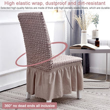 Load image into Gallery viewer, Bubble Skirt Chair Cover Household Elastic Universal One-piece  Seat Stool Cover Fabric Grid Chair Cover, Universal Size