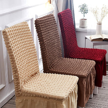 Load image into Gallery viewer, Bubble Skirt Chair Cover Household Elastic Universal One-piece  Seat Stool Cover Fabric Grid Chair Cover, Universal Size