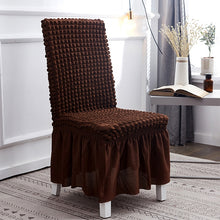 Load image into Gallery viewer, Bubble Skirt Chair Cover Household Elastic Universal One-piece  Seat Stool Cover Fabric Grid Chair Cover, Universal Size