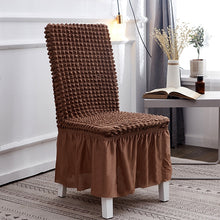 Load image into Gallery viewer, Bubble Skirt Chair Cover Household Elastic Universal One-piece  Seat Stool Cover Fabric Grid Chair Cover, Universal Size