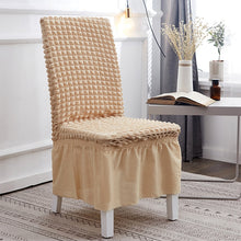 Load image into Gallery viewer, Bubble Skirt Chair Cover Household Elastic Universal One-piece  Seat Stool Cover Fabric Grid Chair Cover, Universal Size