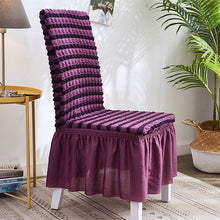 Load image into Gallery viewer, Bubble Skirt Chair Cover Household Elastic Universal One-piece  Seat Stool Cover Fabric Grid Chair Cover, Universal Size