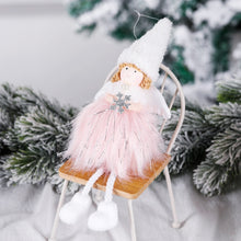 Load image into Gallery viewer, Christmas Decoration Plush Girl Angel Pendant Christmas Tree Pendant Gift, Snowflake Angel, Five Star Angel