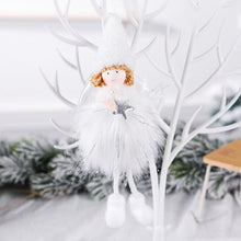 Load image into Gallery viewer, Christmas Decoration Plush Girl Angel Pendant Christmas Tree Pendant Gift, Snowflake Angel, Five Star Angel