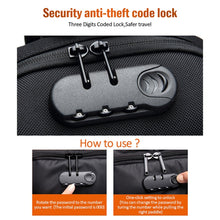 Load image into Gallery viewer, OZUKO 9223 Anti-theft Men Chest Bag Waterproof Crossbody Bag with External USB Charging Port, Standard Size, Large Size