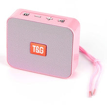 Load image into Gallery viewer, T&amp;G TG166 Color Portable Wireless Bluetooth Small Speaker, Pink, Blue, Brown, Yellow, Black, Red, Silver Gray, Orange, Green, Light Blue