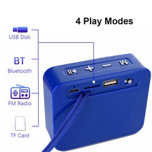 Load image into Gallery viewer, T&amp;G TG166 Color Portable Wireless Bluetooth Small Speaker, Pink, Blue, Brown, Yellow, Black, Red, Silver Gray, Orange, Green, Light Blue