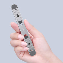 Load image into Gallery viewer, Oatsbasf Portable Storage Foldable Notebook Computer Bracket Heightening Fan Heater, Silver, Gray