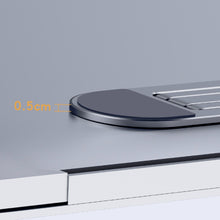 Load image into Gallery viewer, Oatsbasf Portable Storage Foldable Notebook Computer Bracket Heightening Fan Heater, Silver, Gray