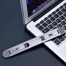 Load image into Gallery viewer, Oatsbasf Portable Storage Foldable Notebook Computer Bracket Heightening Fan Heater, Silver, Gray