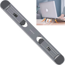 Load image into Gallery viewer, Oatsbasf Portable Storage Foldable Notebook Computer Bracket Heightening Fan Heater, Silver, Gray