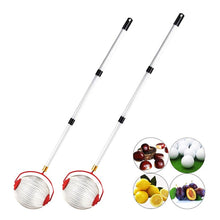 Load image into Gallery viewer, Garden Tools Nut Collector Fruit Picker Picking Walnut Picking Chestnut Picker, Telescopic Rod+Small Scroll Wheel, Telescopic Rod+Big Scroll Wheel