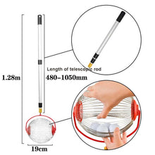 Load image into Gallery viewer, Garden Tools Nut Collector Fruit Picker Picking Walnut Picking Chestnut Picker, Telescopic Rod+Small Scroll Wheel, Telescopic Rod+Big Scroll Wheel