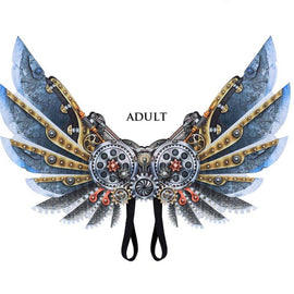 Halloween Carnival Dress Up Adult Children Mechanical Punk Decorative Wings, Adult, Child