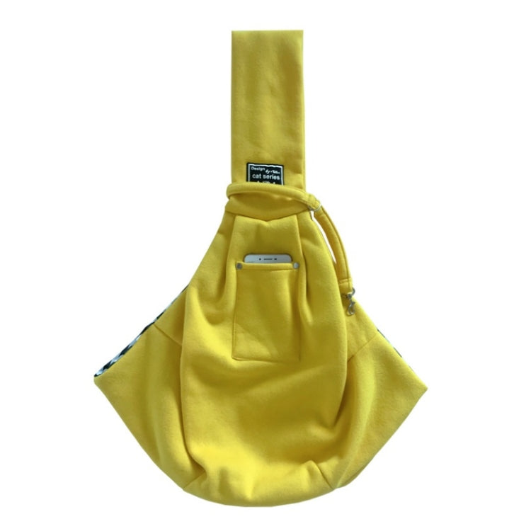 Pet Outing Carrier Bag Cotton Messenger Shoulder Bag, Yellow, Brown, Blue, Khaki, Black, Gray, Dark blue